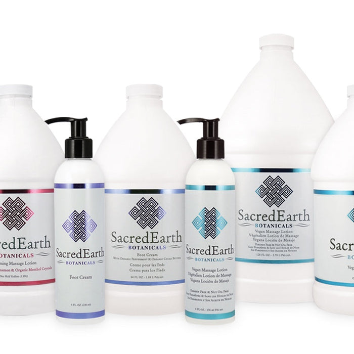 Sacred Earth Botanicals - The Best Massage Lotion, Oil, Cream & Gel You Can Buy