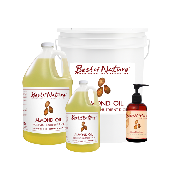 Best of Nature Almond Massage & Body Oil - 100% Pure