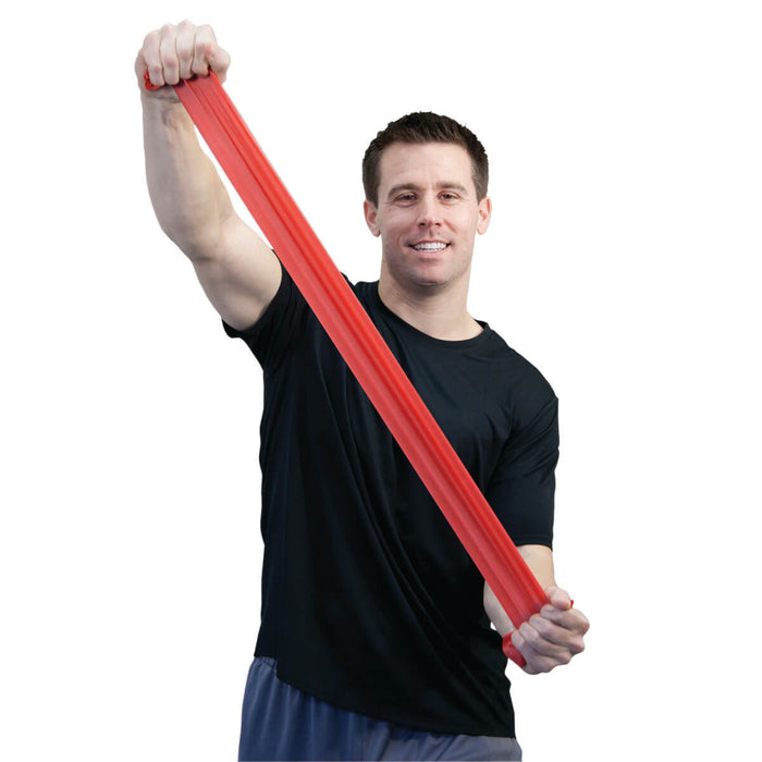 CanDo Theraband Sup R Band Latex Free Red LIght Exercise & Therapy Band Rehab