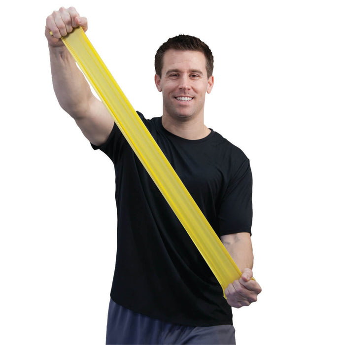 CanDo Theraband Sup R Band Latex Free Yellow X LIght Exercise & Therapy Band Rehab