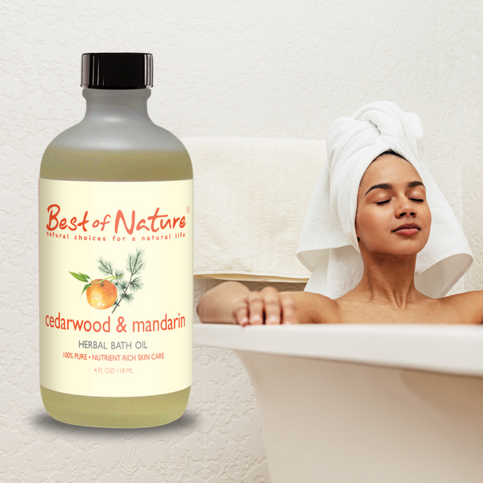 Best of Nature Cedarwood & Mandarin Bath Oil