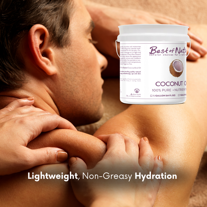 Best of Nature Coconut Massage & Body Oil - 100% Pure