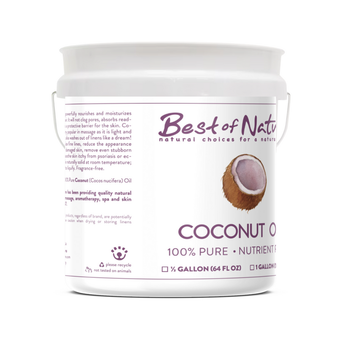 Best of Nature Coconut Massage & Body Oil - 100% Pure