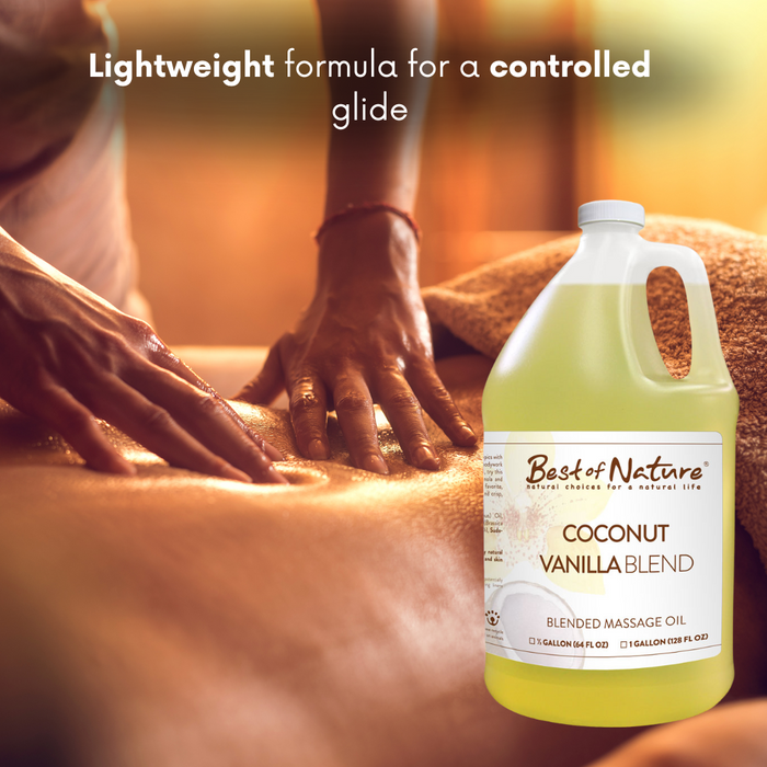 Best of Nature Coconut Vanilla Aromatherapy Massage & Body Oil