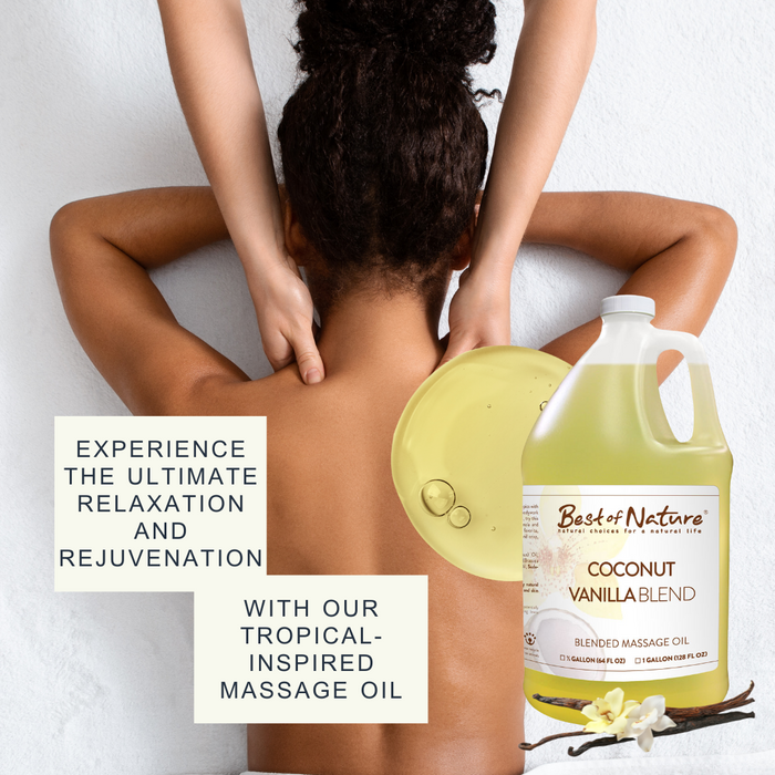 Best of Nature Coconut Vanilla Aromatherapy Massage & Body Oil