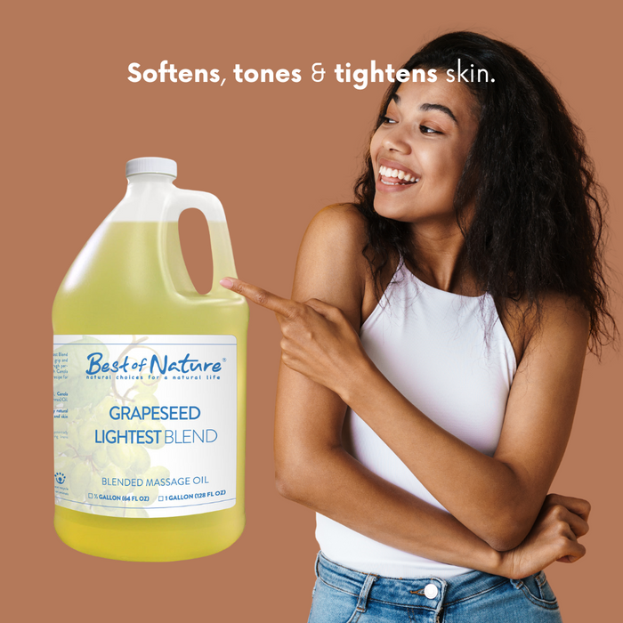 Best of Nature Grapeseed Lightest Blend Massage & Body Oil