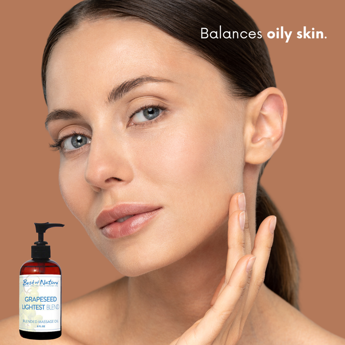 Best of Nature Grapeseed Lightest Blend Massage & Body Oil