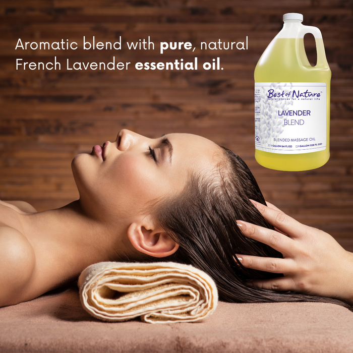 Best of Nature Lavender Blend Aromatherapy Massage & Body Oil