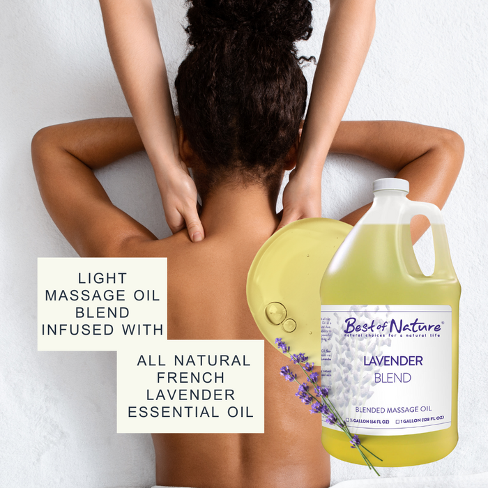 Best of Nature Lavender Blend Aromatherapy Massage & Body Oil