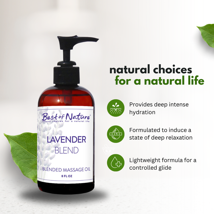 Best of Nature Lavender Blend Aromatherapy Massage & Body Oil