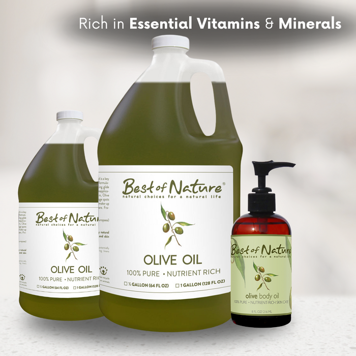 Best of Nature Olive Massage & Body Oil - 100% Pure