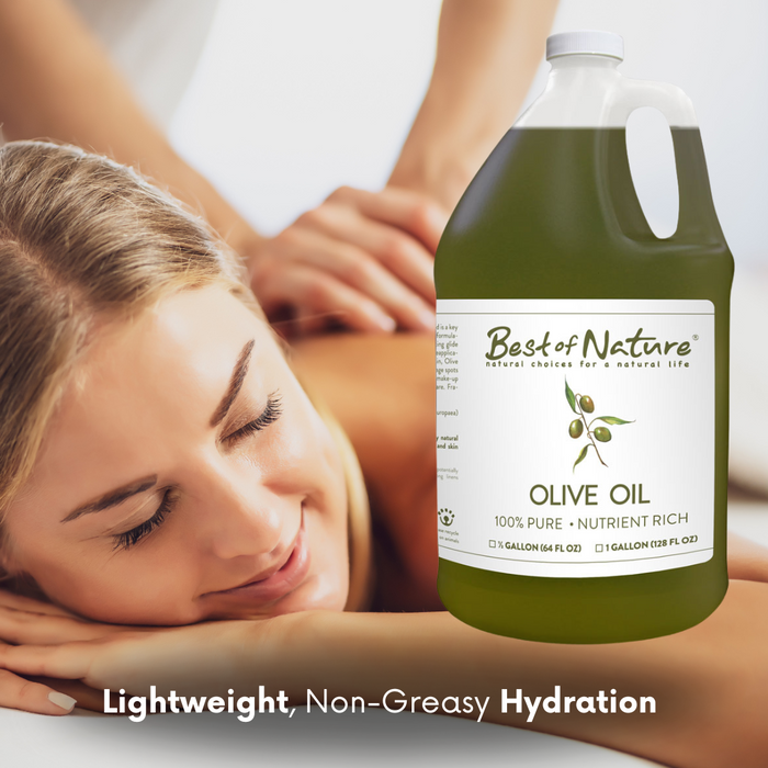 Best of Nature Olive Massage & Body Oil - 100% Pure