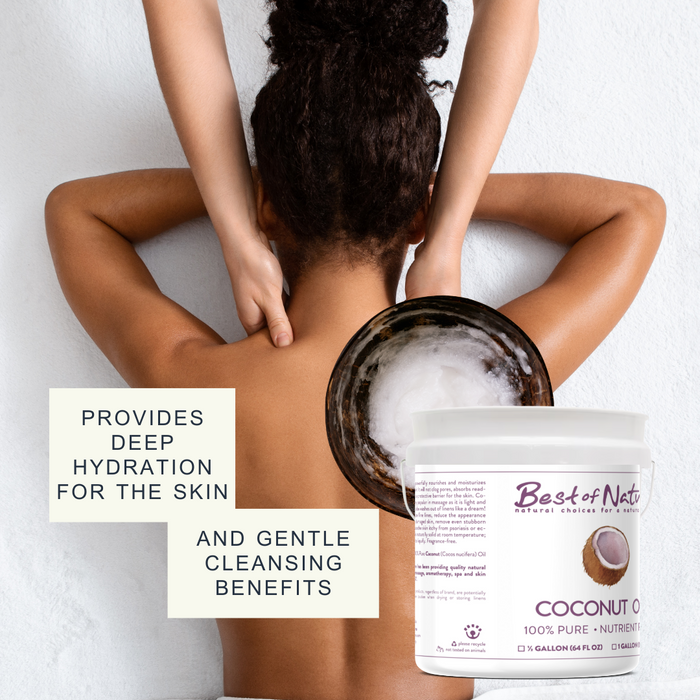 Best of Nature Coconut Massage & Body Oil - 100% Pure