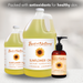 Half Gallon (64 oz), Gallon (128 oz) and 8 oz of Sunflower Oil by Best of Nature - packed with antioxidants for healthy skin.
