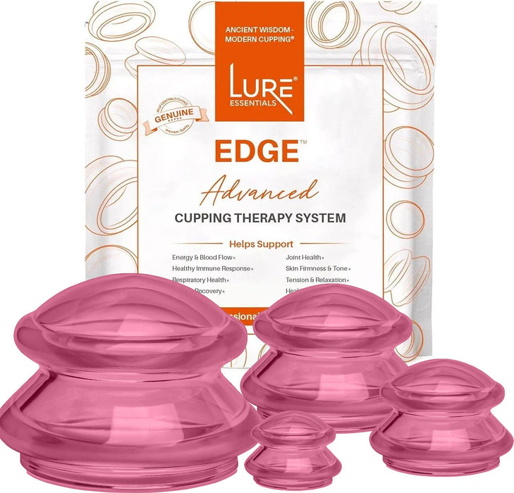 EDGE™ Cupping Therapy Set Blue, 4 Cups