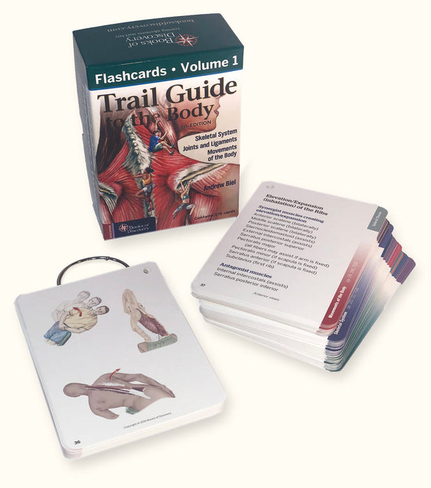 Trail Guide to the Body Flashcards, 6th Edition, Volume 1 - Open Box