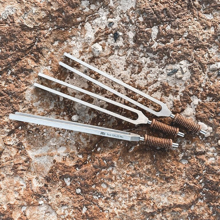 Pro 16 Vibrational Therapy Steel Tuning Fork Set - Weighted