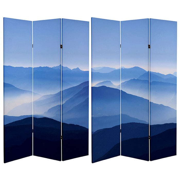 Misty Mountain Art Print Screen (Canvas/Double Sided) - Trademora