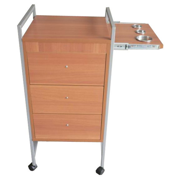 Hair Trolley with Appliance Holders - Trademora
