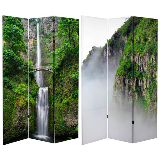 Mountaintop Waterfall Art Print Screen (Canvas/Double Sided) - Trademora
