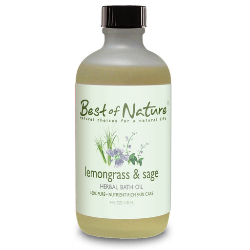 Lemongrass & Sage Bath Oil - Trademora