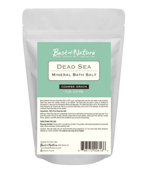 Best of Nature Dead Sea Mineral Bath Salt - Bulk Sizes
