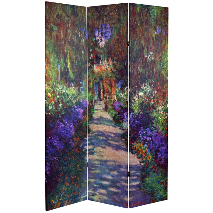 Monet Lilies / Garden at Giverny Art Print Screen (Canvas/Double Sided) - Trademora