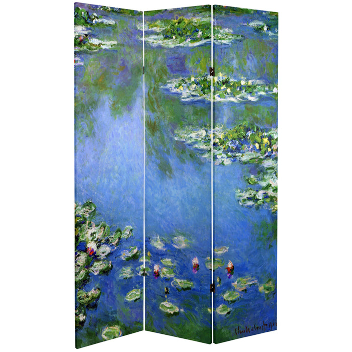 Monet Lilies / Garden at Giverny Art Print Screen (Canvas/Double Sided) - Trademora