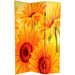 Sunflowers and Poppies Art Print Screen (Canvas/Double Sided) - Trademora
