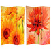 Sunflowers and Poppies Art Print Screen (Canvas/Double Sided) - Trademora