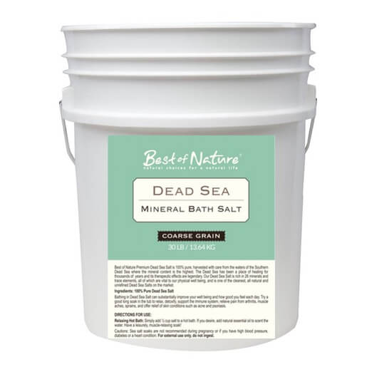 Best of Nature Dead Sea Mineral Bath Salt - Bulk Sizes