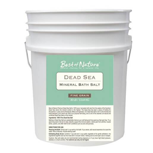 Best of Nature Dead Sea Mineral Bath Salt - Bulk Sizes