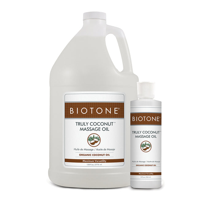 BIOTONE® Truly Coconut Massage Oil - with Organic Coconut