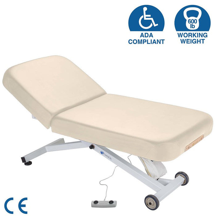 Earthlite Ellora Electric Lift Massage Table with Pneumatic Assist Tilt Back Top